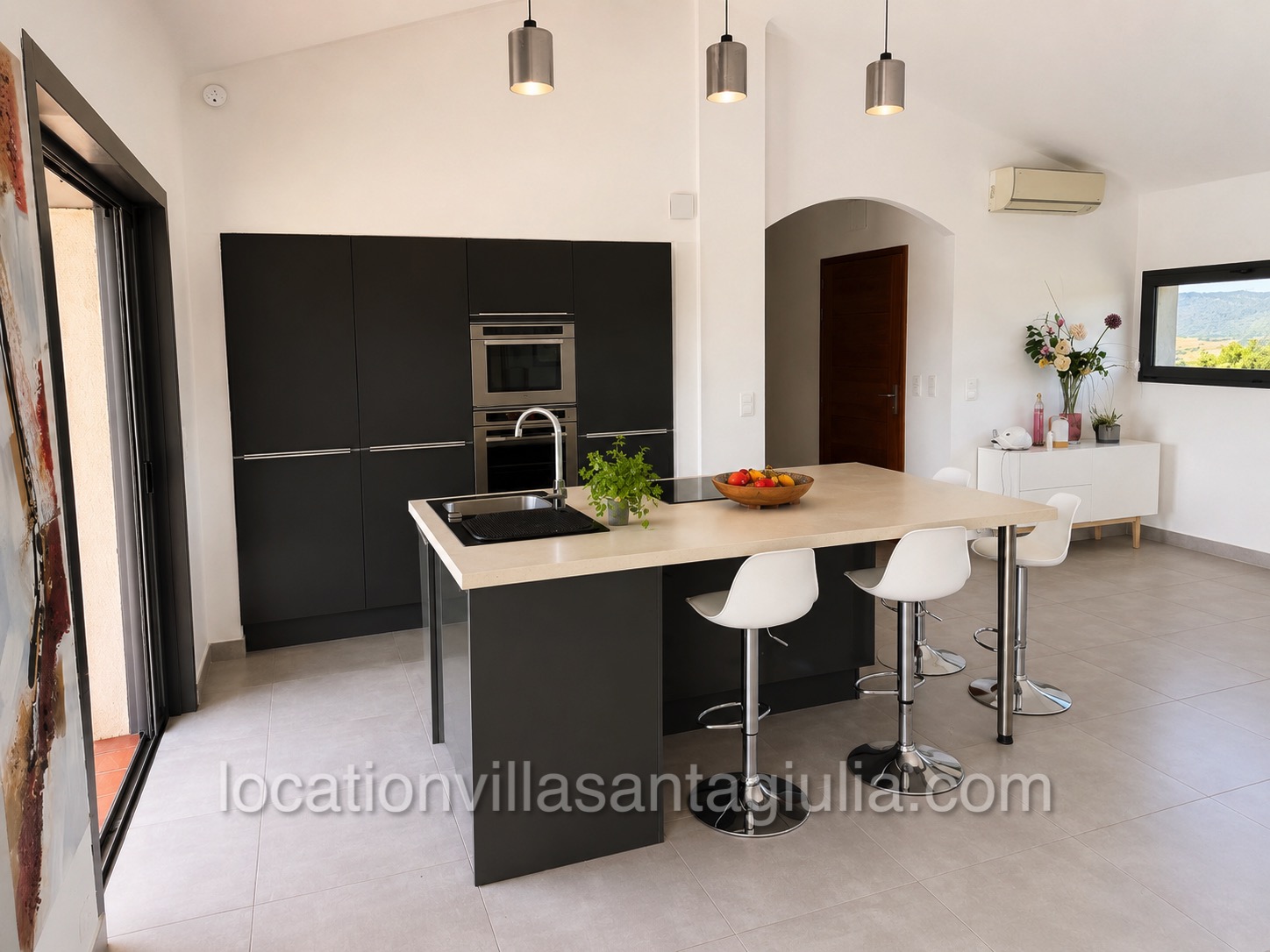 Cuisine équipée de Villa Seralya