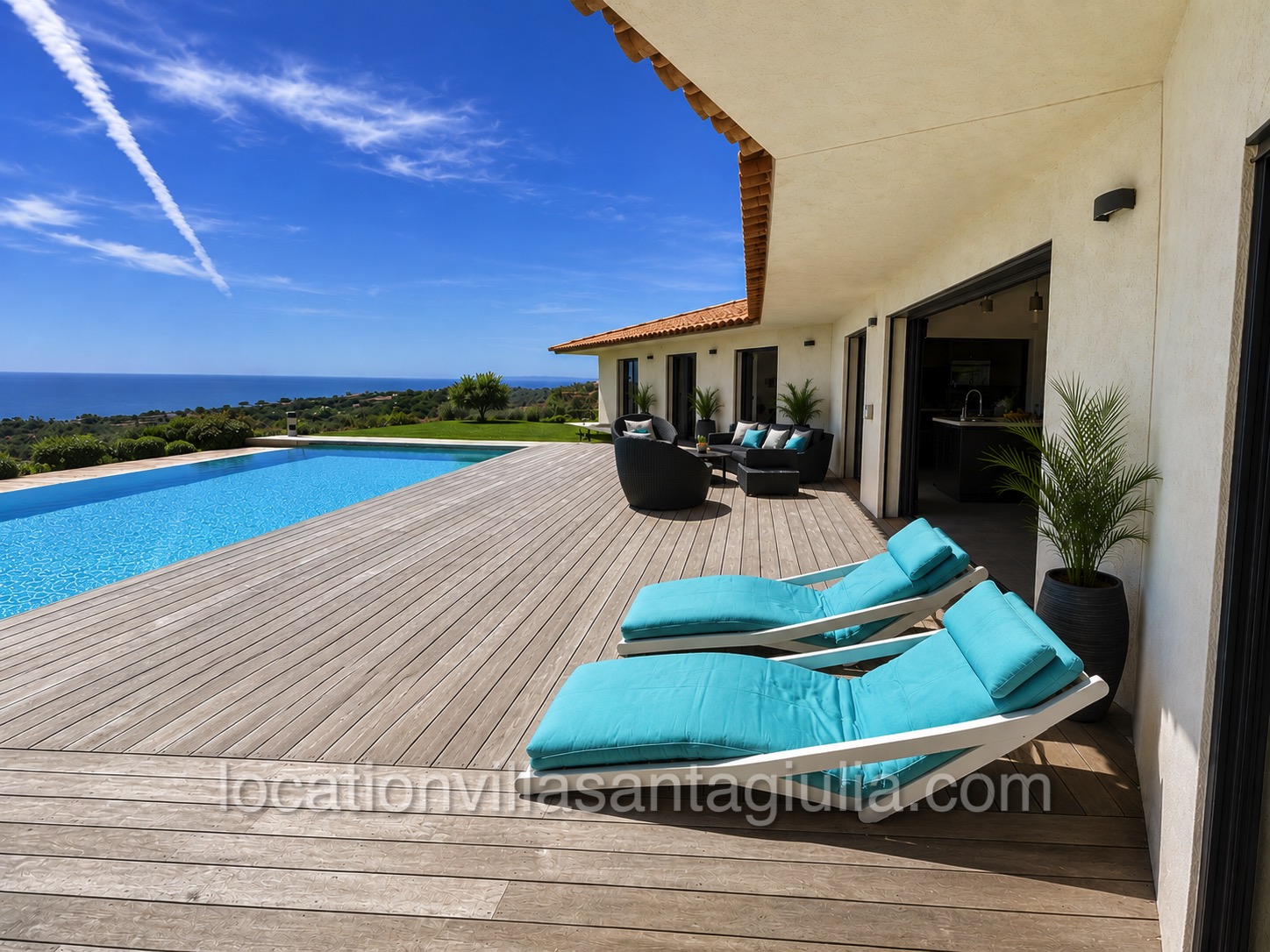 Pièce de vie de Villa Seralya